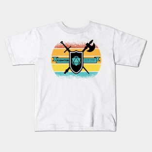 Fighter Sunset Kids T-Shirt